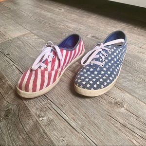 American flag sneakers